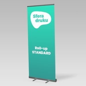 rollup standard, roll-up standard 150x200 cm - drukarnia Pleszew Sfera Druku - druk rollupów